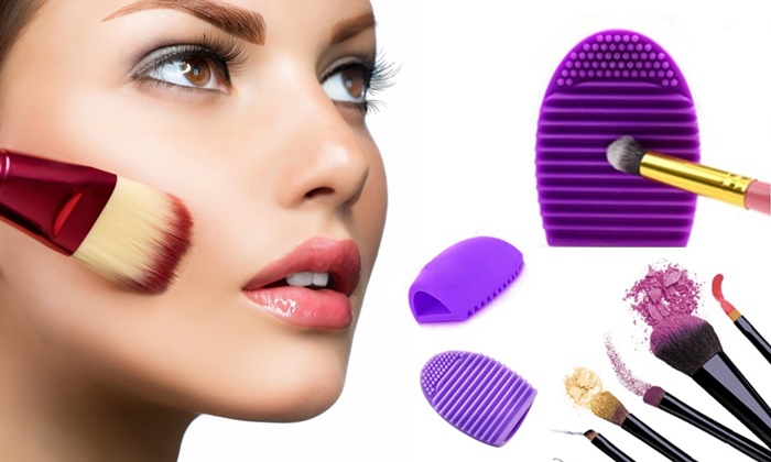 Brosse Silicone Nettoyante pour Pinceaux de Maquillage