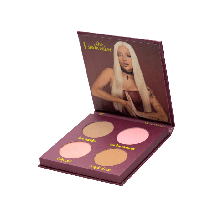 Palette de contouring "THE LAWBREAKER" - 4 couleurs - 12g - Ingrid Cosmetics