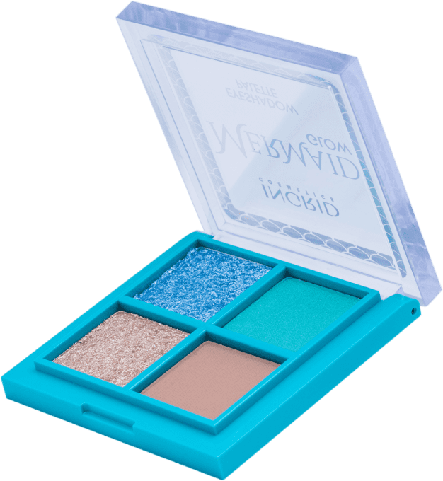 Palette d'ombres à paupières "Oceanic" - 4 couleurs - 4g - Ingrid Cosmetics