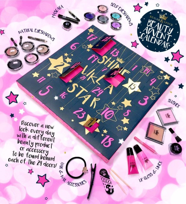 Calendrier de l'Avent Beauté "Shine Like a Star" Sugar & Spice v2