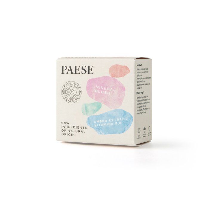 Blush minéral rose PAESE Minerals - Vegan - 6 g